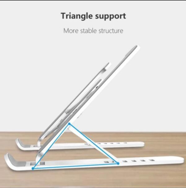Portable Aluminum Laptop Stand Adjustable - Image 3